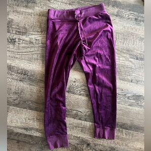 velour sweatpants